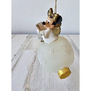 Minnie mouse Angel cherub‎ ornament caroler singing Xmas tree